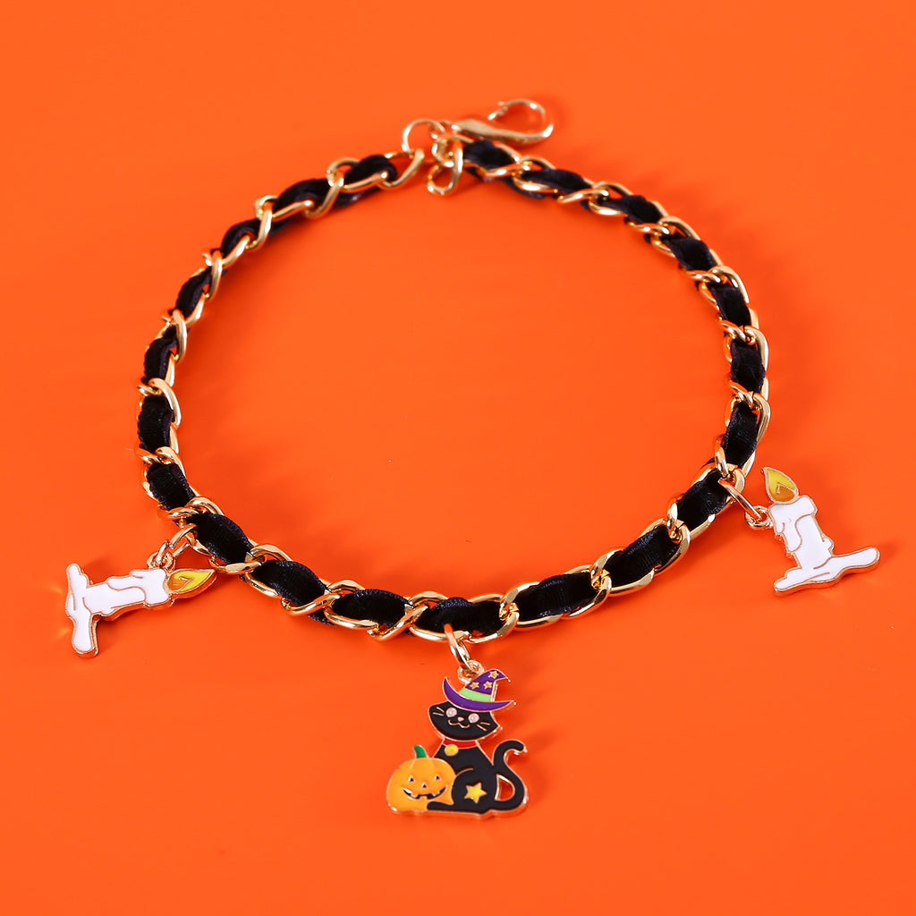 Velvet Bat Halloween Cat Collars
