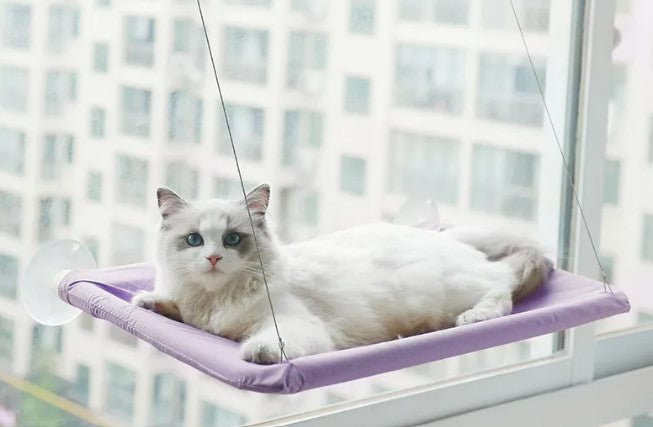 Cat Window Hammock – Suction Cup Perch Seat