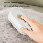 3-in-1 Steam Grooming Brush for Pets