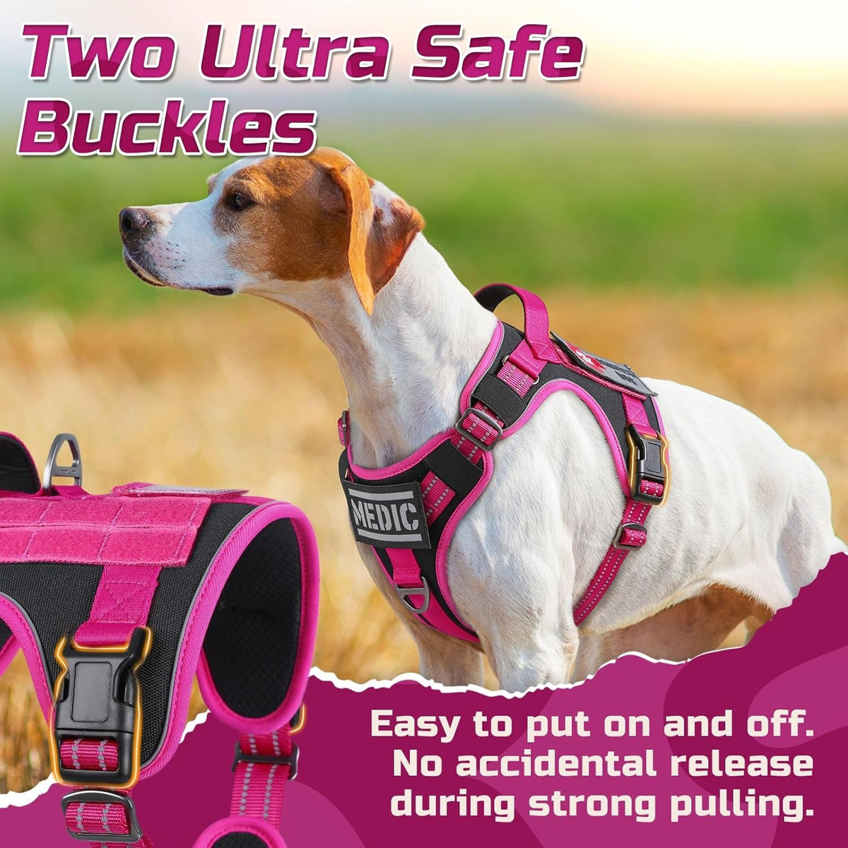 Tactical No-Pull Dog Harness