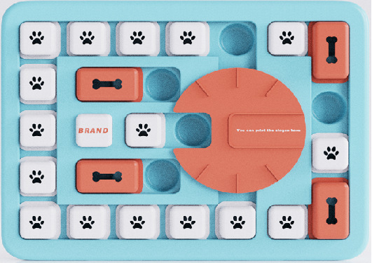 Engaging Slow Feed Dog Puzzle