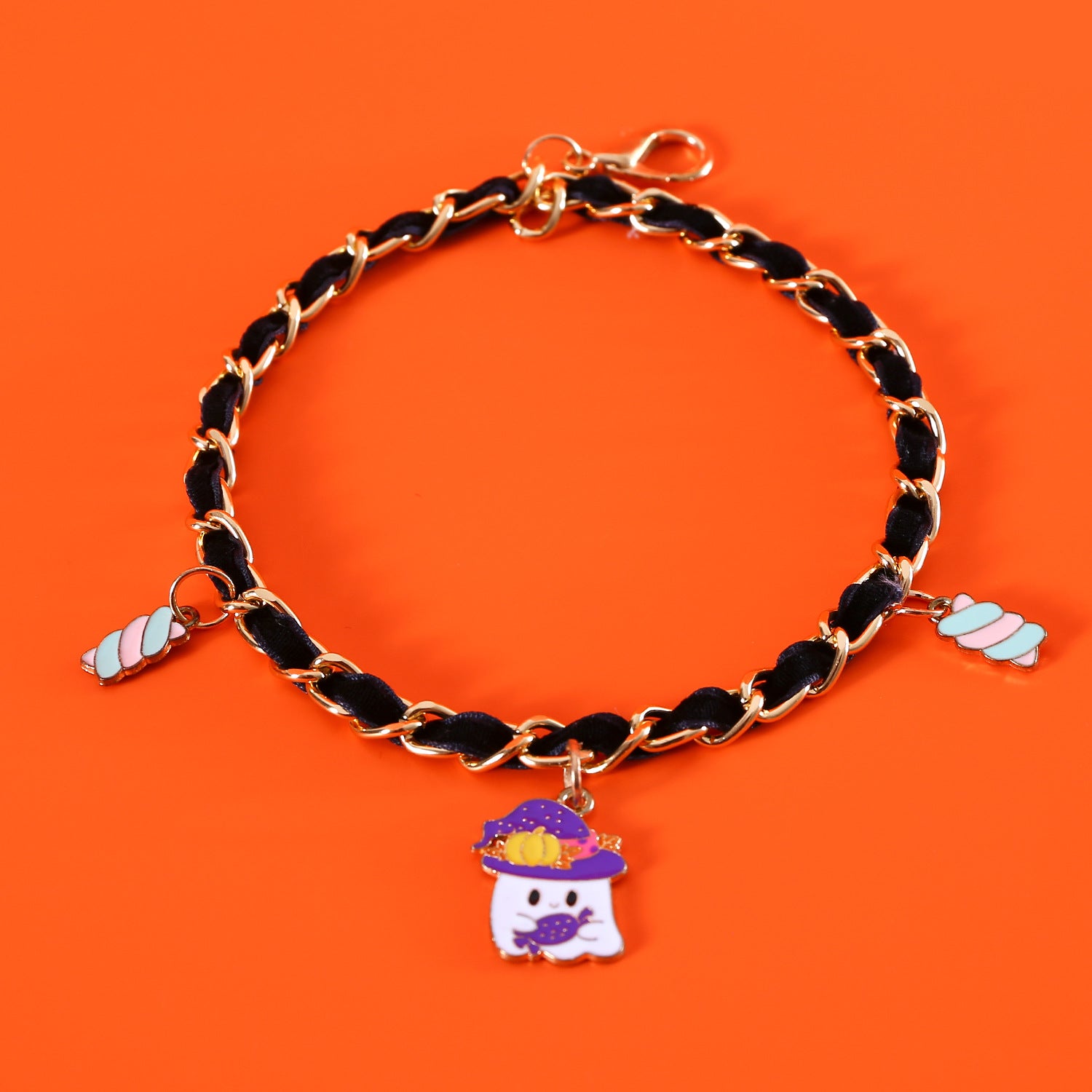 Velvet Bat Halloween Cat Collars