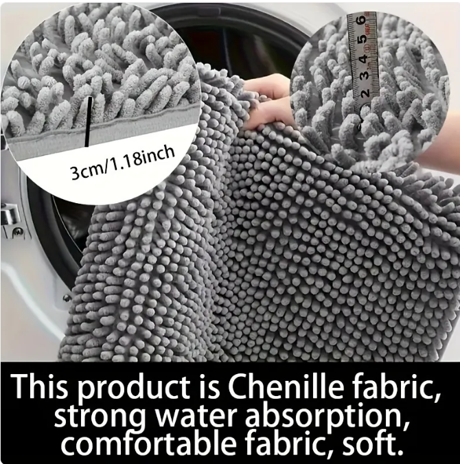 Pet Bath Mat – Non-Slip Absorbent Floor Mat