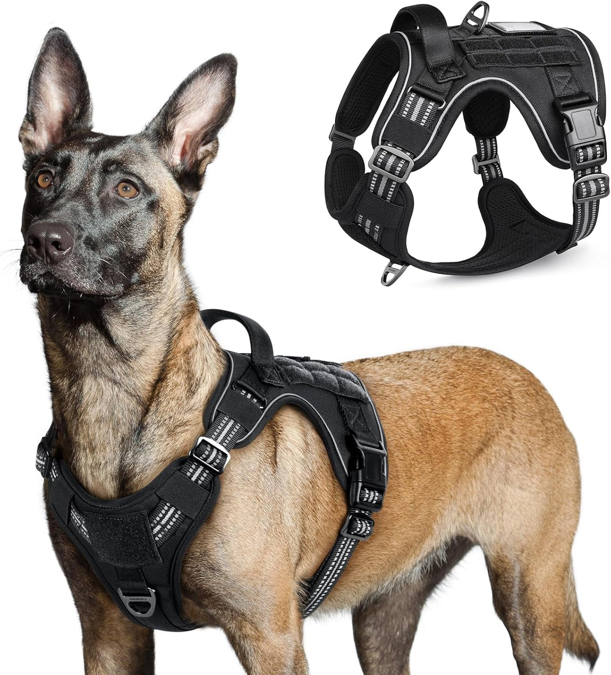 Tactical No-Pull Dog Harness