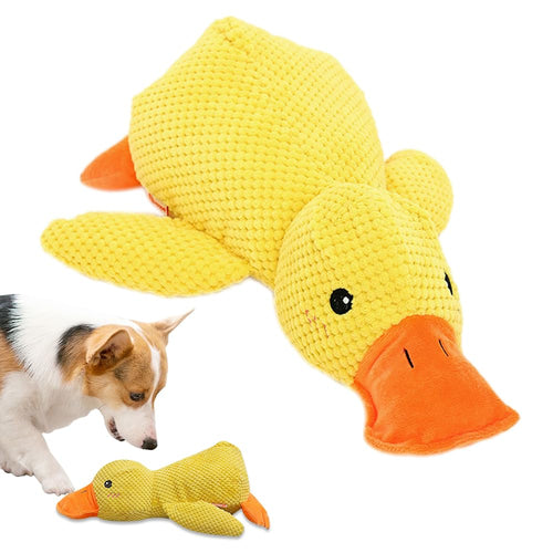 Calming Duck Chew Toy – Squeaky & Durable for Puppies & Dogs