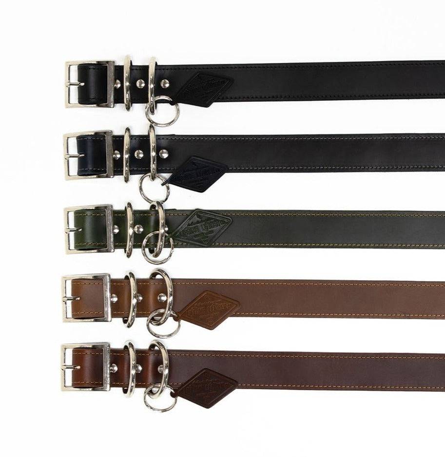 Handcrafted Leather Dog Collar – Full-Grain with Lifetime Guarantee