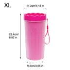 Pet Paw Cleaning Cup – Portable Silicone Dog & Cat Foot Washer | Removable Mud Cleaner (S/L/XL Sizes)
