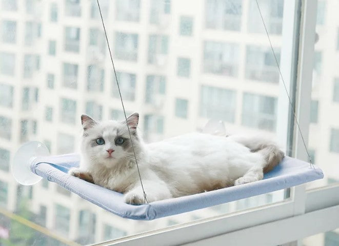 Cat Window Hammock – Suction Cup Perch Seat