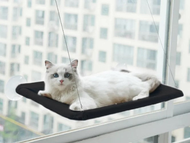 Cat Window Hammock – Suction Cup Perch Seat